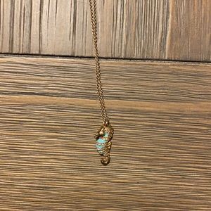 kate spade dainty seahorse charm necklace